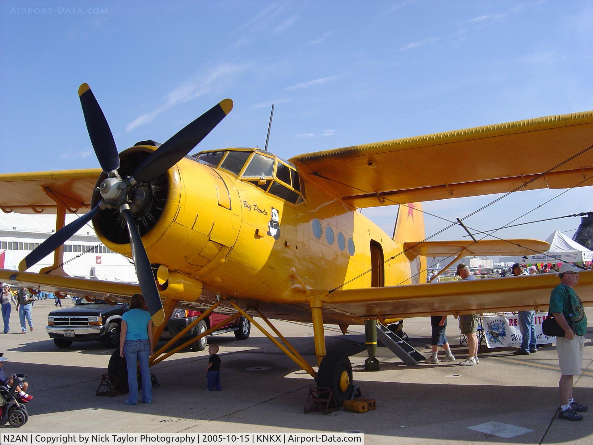 N2AN, 1984 Antonov An-2 C/N 43798, On display at the 2005 MCAS Miramar Airshow