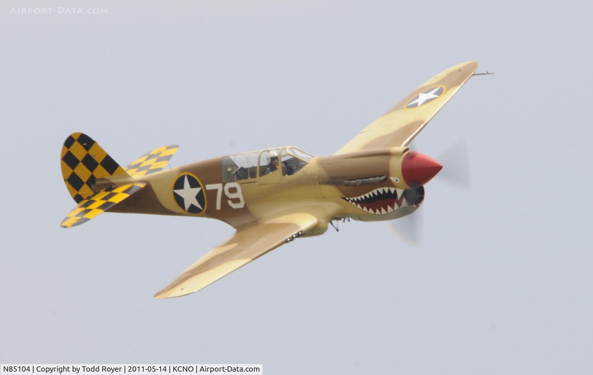 N85104, Curtiss P-40N-5CU Kittyhawk C/N 28954/F858, Chino airshow 2011