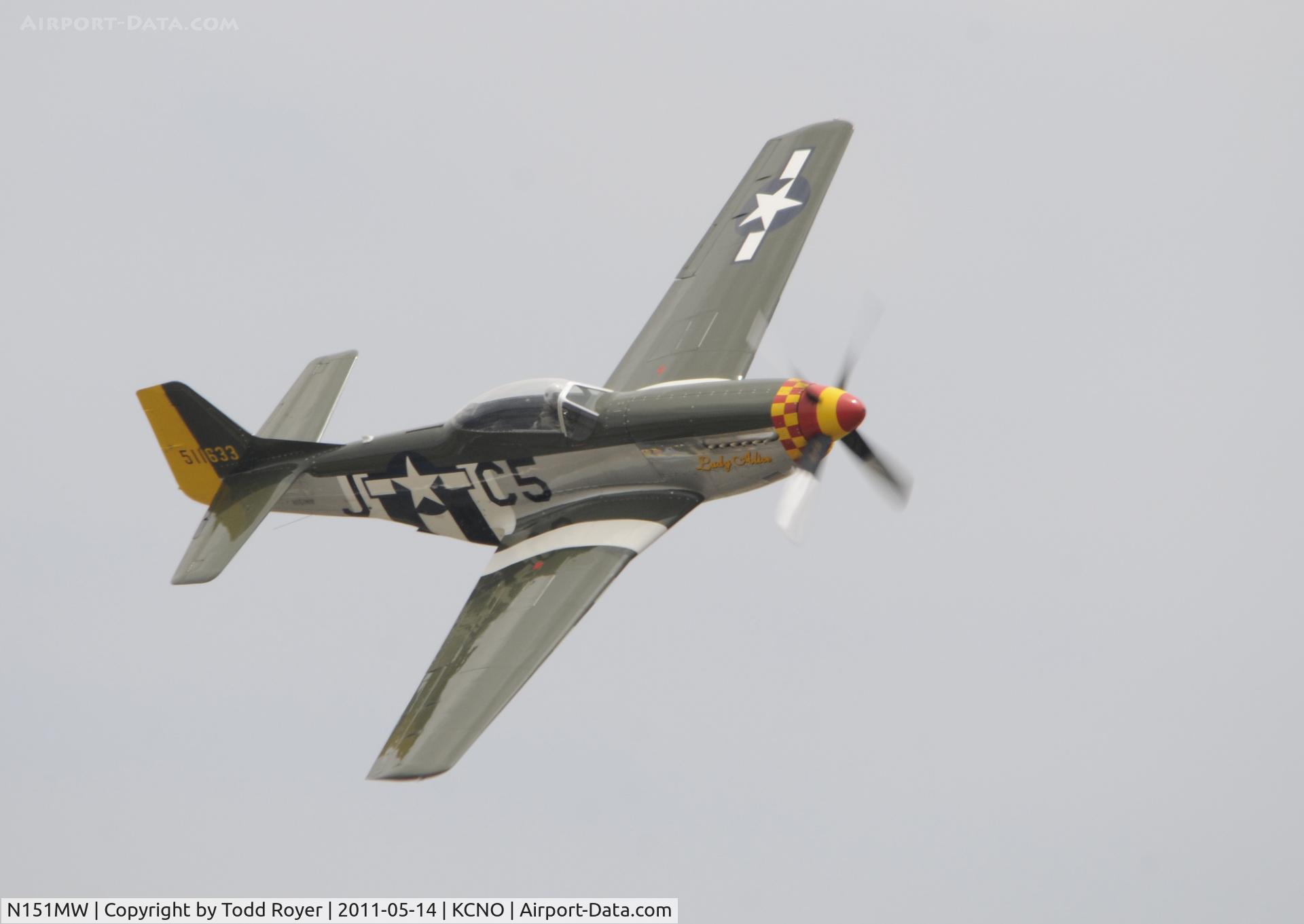 N151MW, 1945 North American P-51D Mustang C/N 124-48386, Chino Airshow 2011
