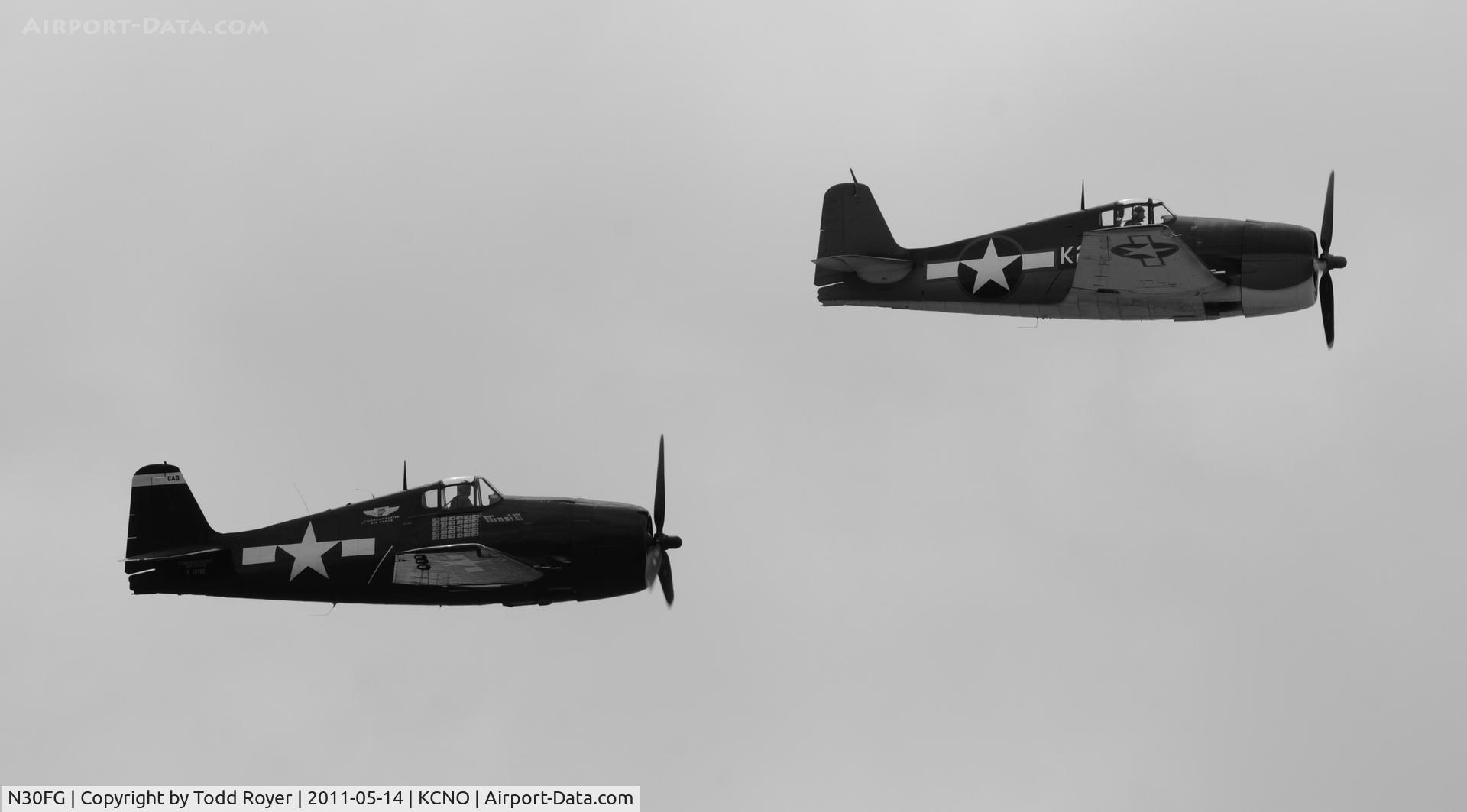 N30FG, 1944 Grumman F6F-3 Hellcat C/N A-3196, Chino Airshow 2011
