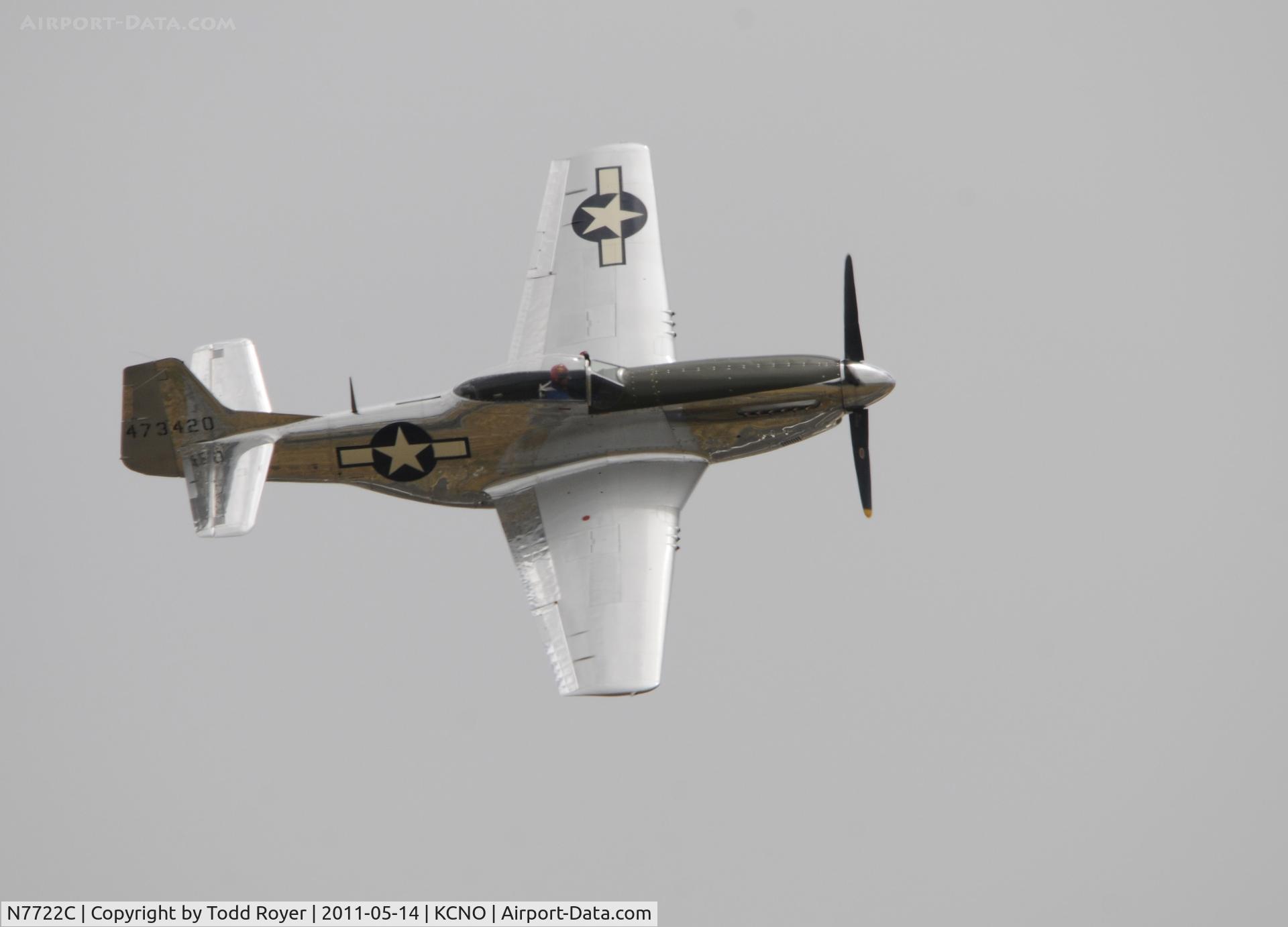 N7722C, 1944 North American F-51D Mustang C/N 44-73420, Chino Airshow 2011