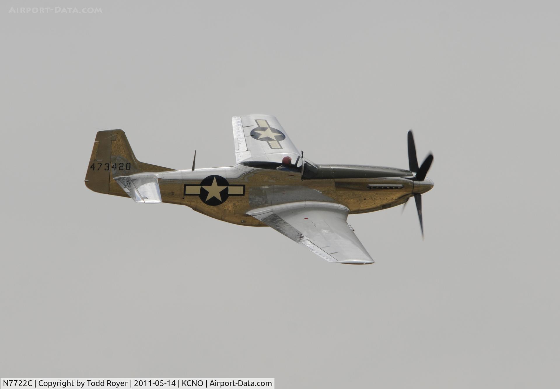 N7722C, 1944 North American F-51D Mustang C/N 44-73420, Chino airshow 2011