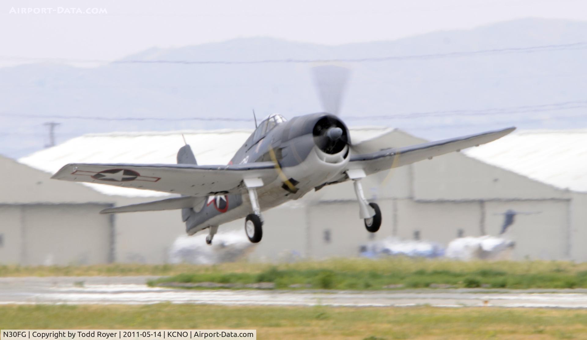 N30FG, 1944 Grumman F6F-3 Hellcat C/N A-3196, Chino Airshow 2011