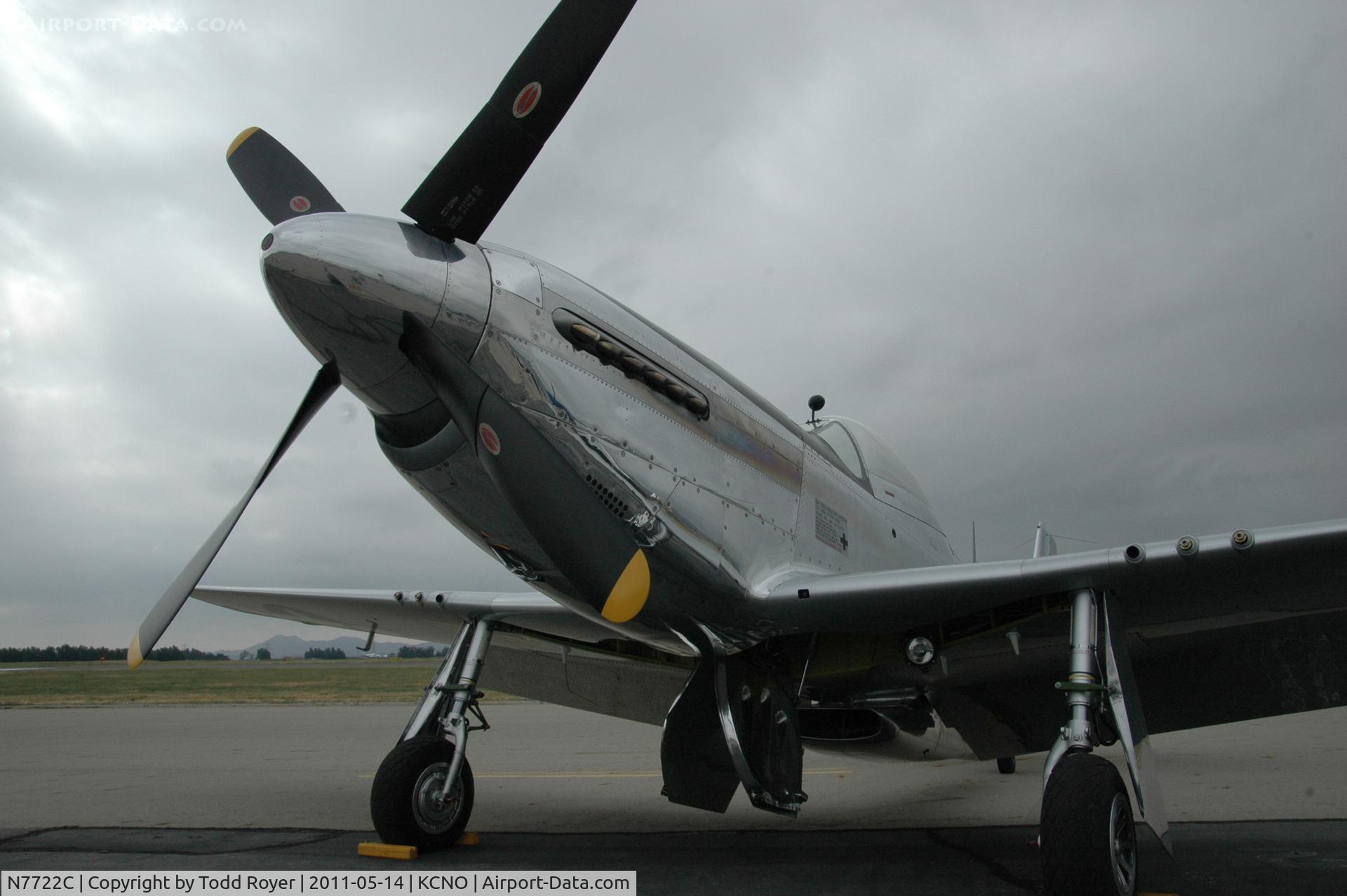 N7722C, 1944 North American F-51D Mustang C/N 44-73420, Chino Airshow 2011