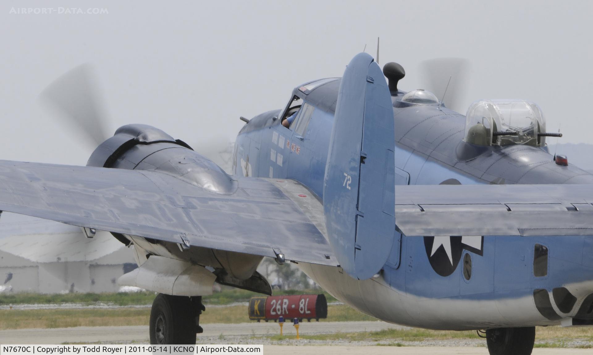 N7670C, 1945 Lockheed PV-2 Harpoon C/N 15-1438, Chino Airshow 2011