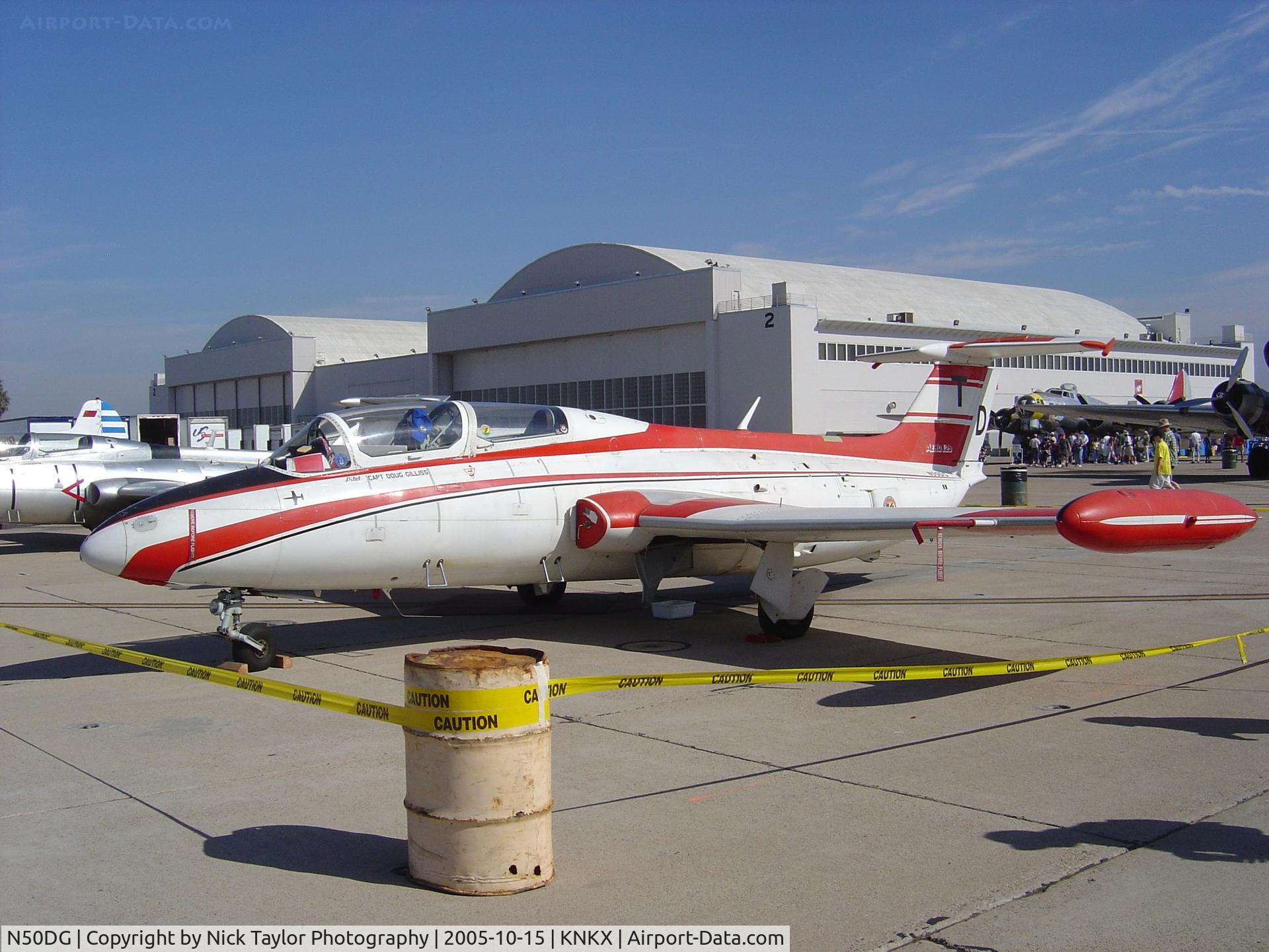 N50DG, 1968 Aero L-29 Delfin C/N 2817, On display at the 2005 MCAS Miramar Airshow