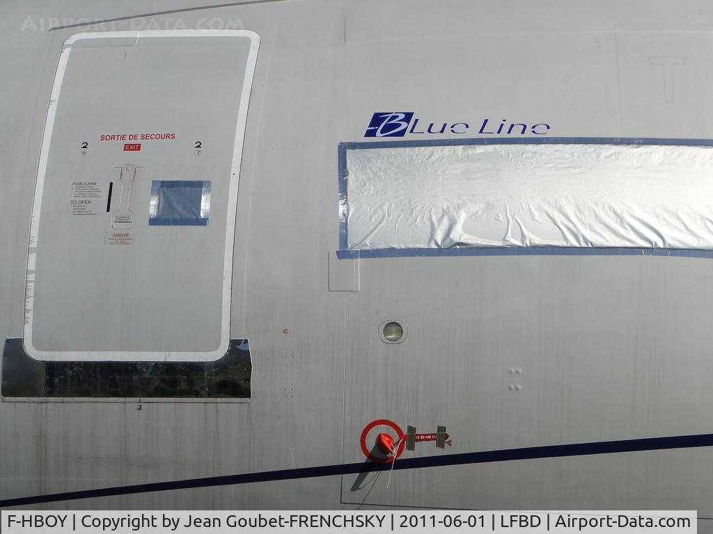 F-HBOY, 1992 Airbus A310-325/ET C/N 650, ex BLUE LINE
