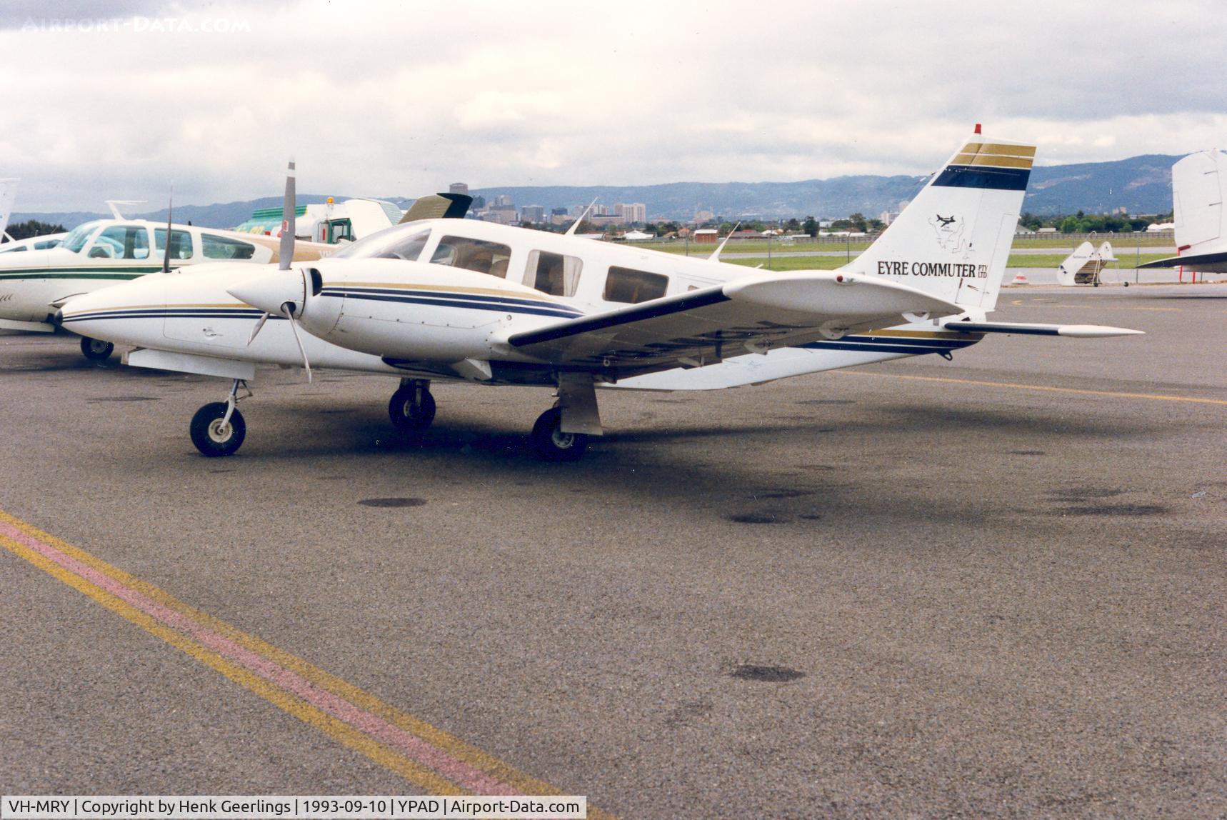 VH-MRY, 1981 Piper PA-34-220T C/N 34-8233026, Eyre Commuter