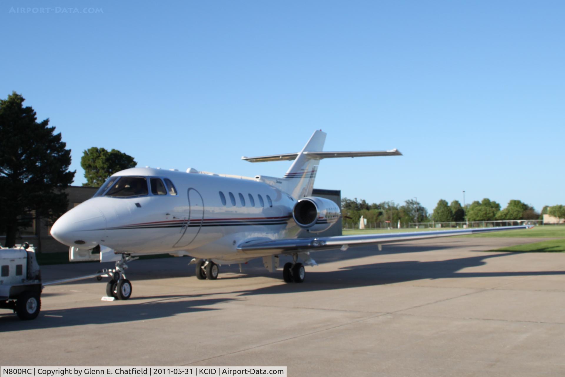 N800RC, 2004 Raytheon Hawker 800XP C/N 258660, On the Collins ramp