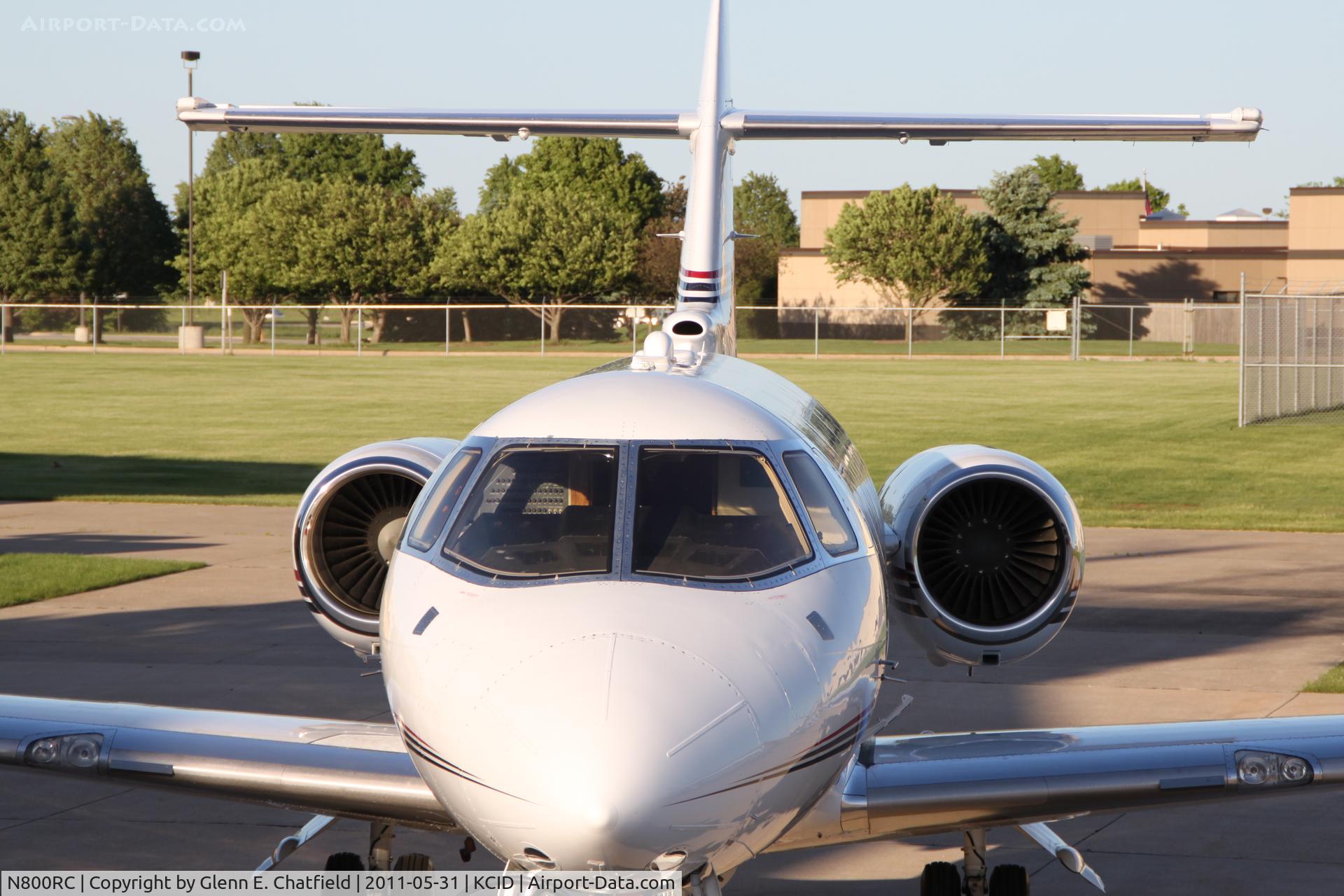 N800RC, 2004 Raytheon Hawker 800XP C/N 258660, On the Collins ramp, photographed from the stairs of N605RC