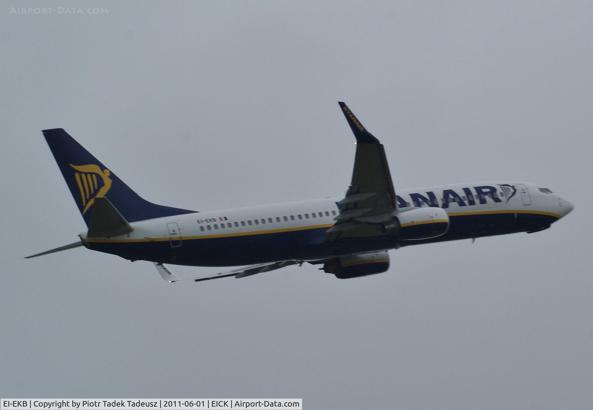 EI-EKB, 2009 Boeing 737-8AS C/N 38494, Cork.