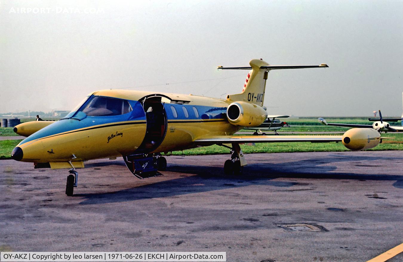 OY-AKZ, 1970 Learjet 25 C/N 25-062, 