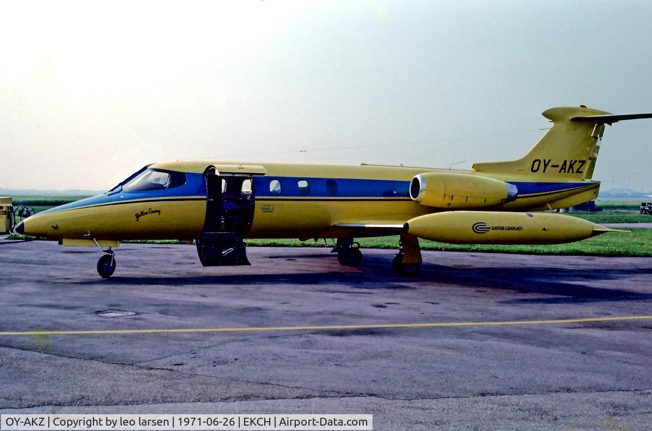 OY-AKZ, 1970 Learjet 25 C/N 25-062, 