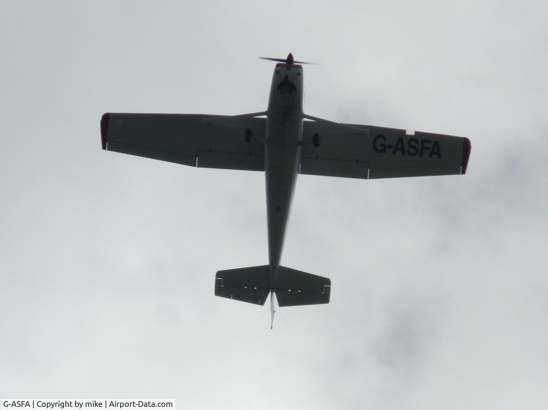G-ASFA, 1963 Cessna 172D C/N 17250182, flying over radcliffe
