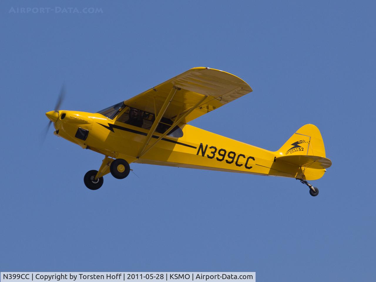 N399CC, Cub Crafters CC11-100 Sport Cub C/N CC11-00086, N399CC departing from RWY 21