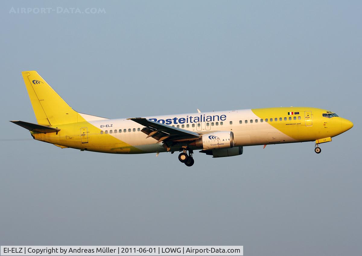 EI-ELZ, 1994 Boeing 737-4Q8 C/N 26308, Early morning arrival.