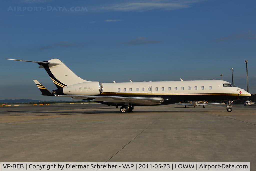 VP-BEB, 2009 Bombardier BD-700-1A10 Global Express XRS C/N 9369, Globalexpress