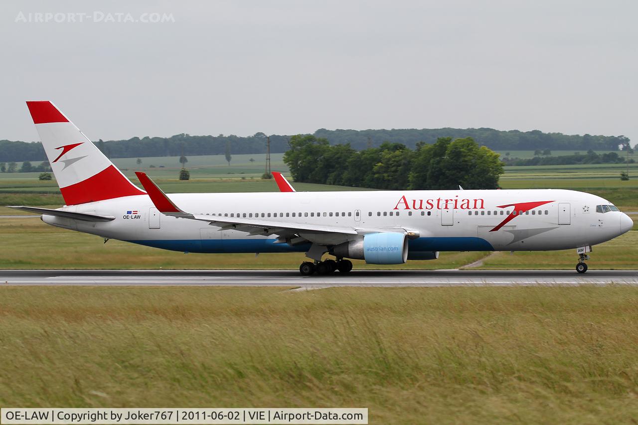 OE-LAW, 1992 Boeing 767-3Z9/ER C/N 26417, Austrian Airlines
