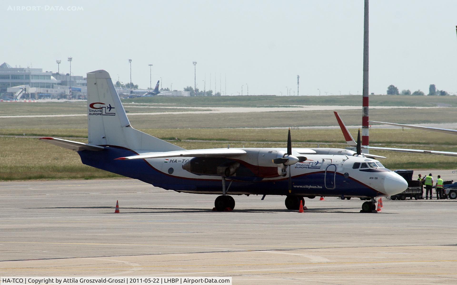 HA-TCO, 1974 Antonov An-26B C/N 47302208, Budapest Liszt Ferenc International Airport