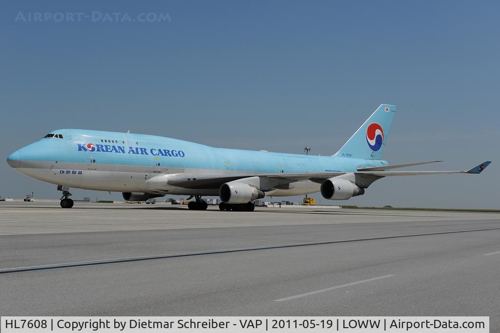 HL7608, Boeing 747-4B5 C/N 24621, Korean Air Boeing 747-400