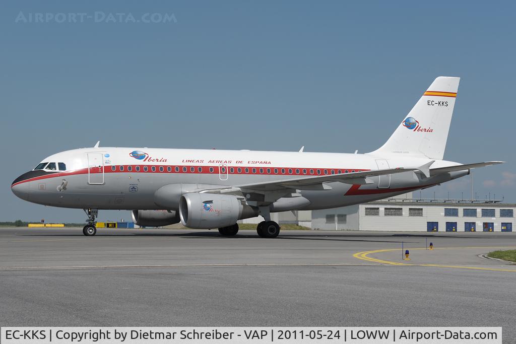 EC-KKS, 2007 Airbus A319-111 C/N 3320, Iberia Airbus 319