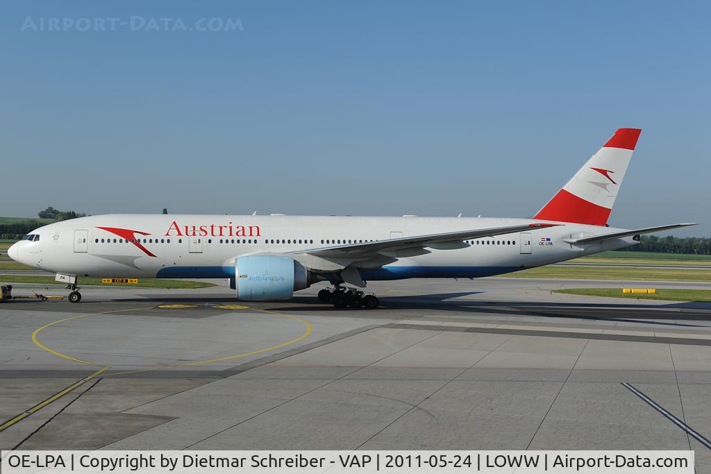 OE-LPA, 1997 Boeing 777-2Z9/ER C/N 28698, Austrian Airlines Boeing 777-200