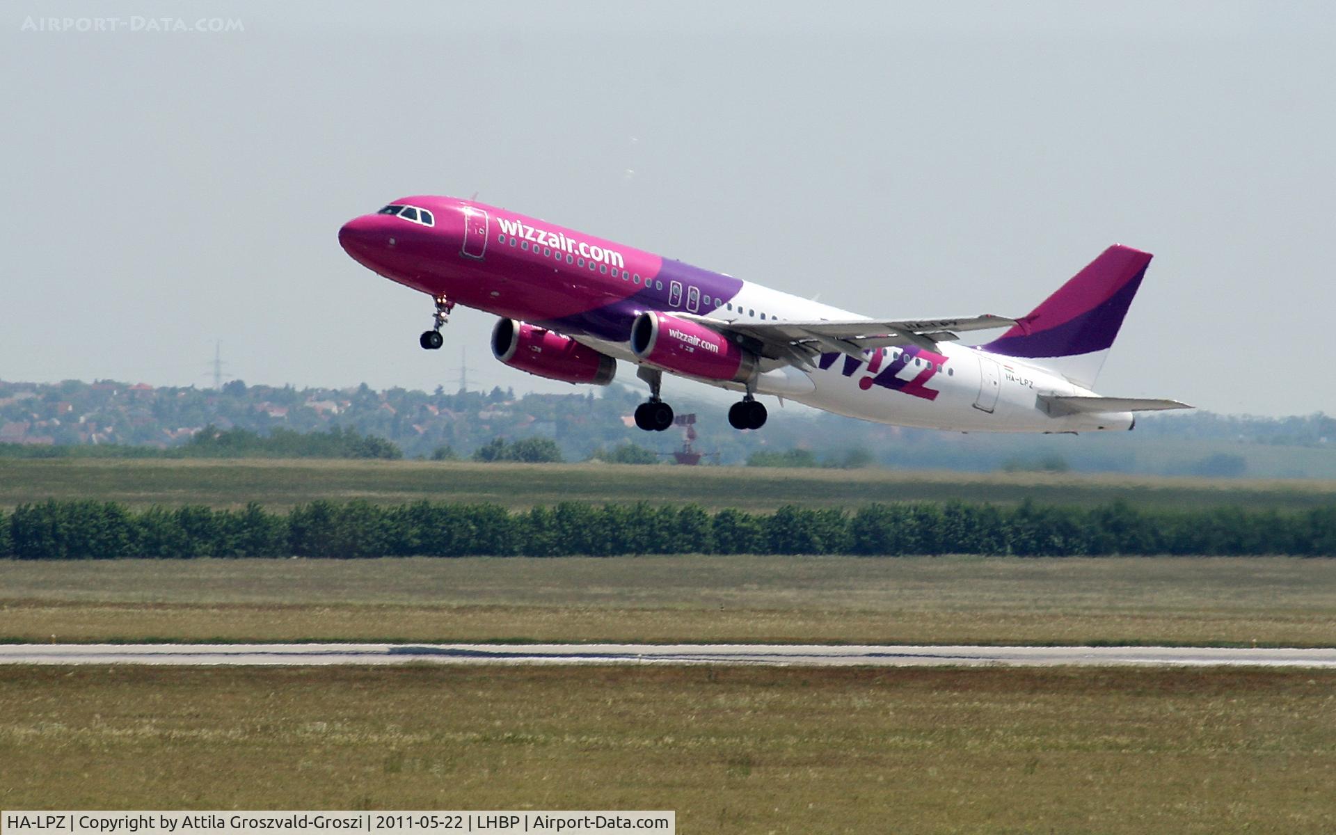 HA-LPZ, 2009 Airbus A320-232 C/N 4174, Budapest Liszt Ferenc International Airport - Start