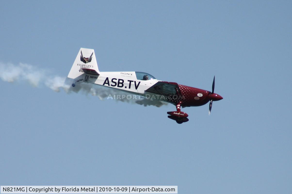 N821MG, 2006 Extra EA-300S C/N 1035, Mike Goulian over Daytona