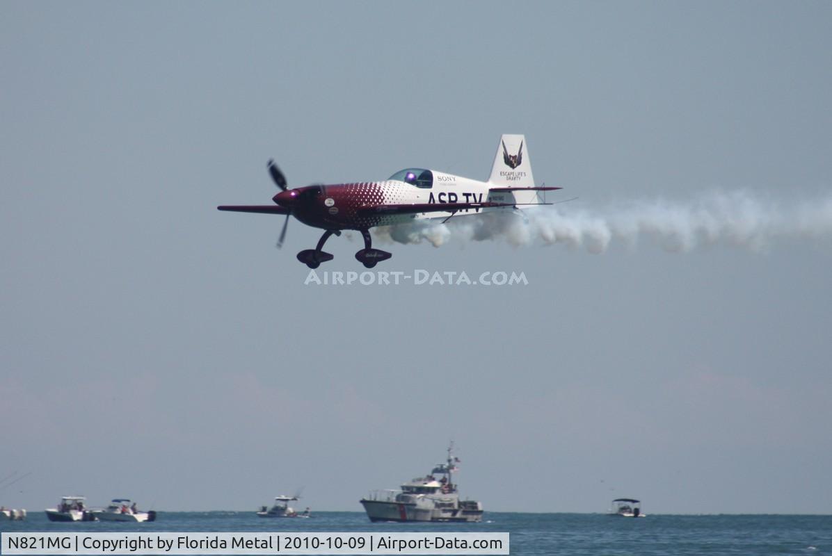 N821MG, 2006 Extra EA-300S C/N 1035, Mike Goulian over Daytona