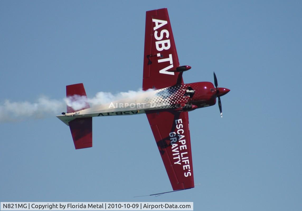 N821MG, 2006 Extra EA-300S C/N 1035, Mike Goulian over Daytona