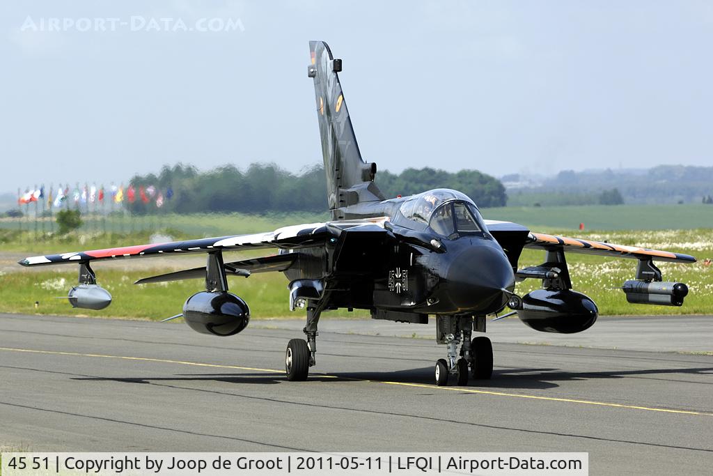 45 51, Panavia Tornado IDS C/N 628/GS199/4251, 2011 Tiger Meet colours