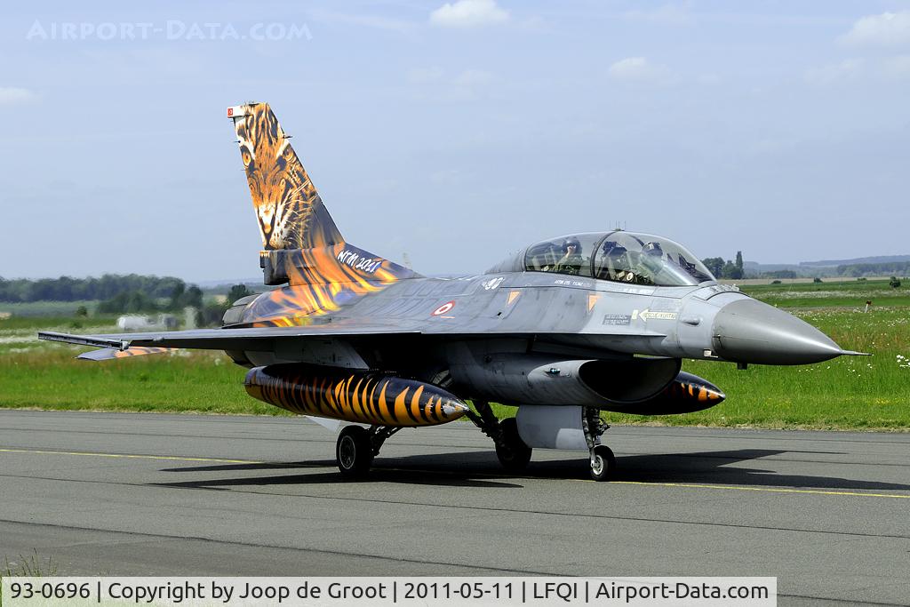 93-0696, TAI (Turkish Aerospace Industries) F-16D C/N HD-6, 2011 tiger meet colours