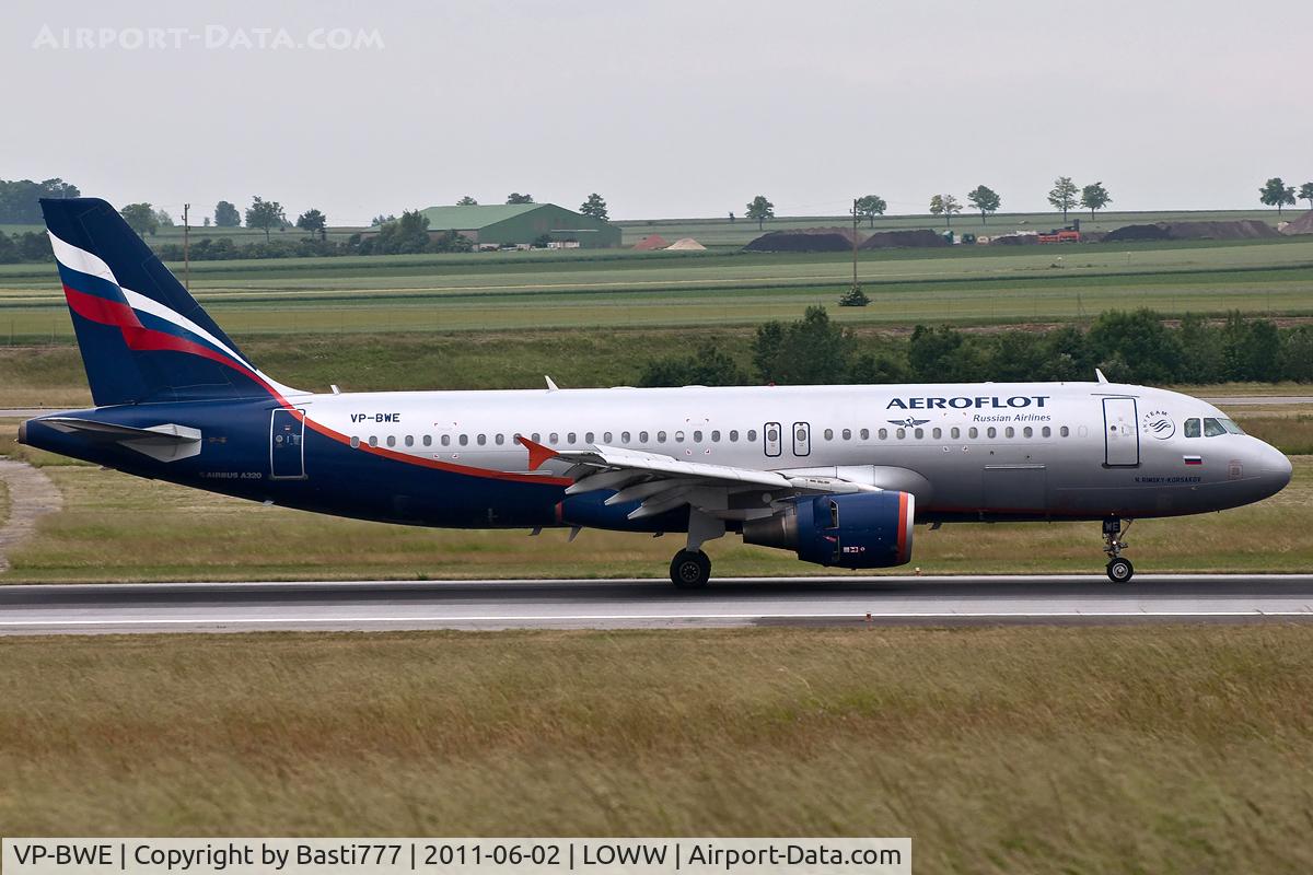 VP-BWE, 2003 Airbus A320-214 C/N 2133, VP-BWE @VIE