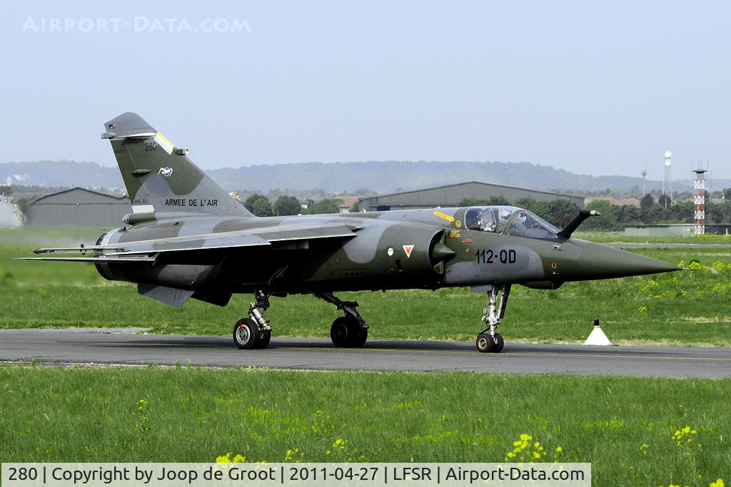 280, Dassault Mirage F.1CT C/N 280, one of the last Mirages operating out of Reims AB