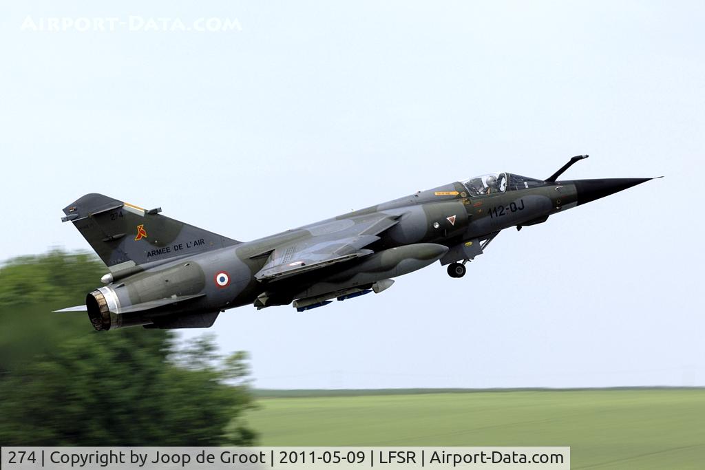 274, Dassault Mirage F.1CT C/N 274, take off run