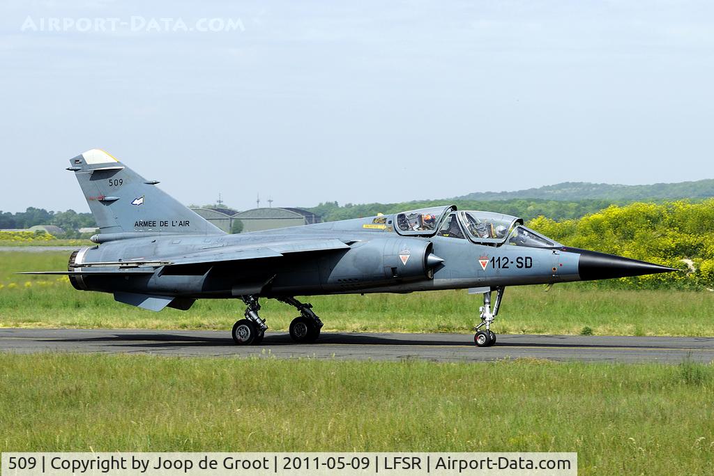 509, Dassault Mirage F.1B C/N XK-10, although the Mirage F1 will be withdrawn training goes on.