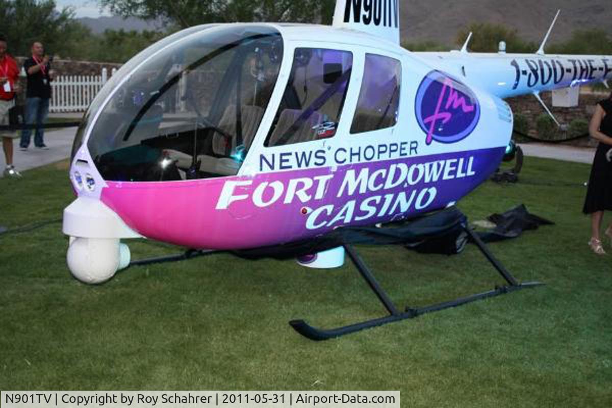 N901TV, 2010 Robinson R44 II C/N 13040, New news helicopter to be flown by Phoenix TV personality Bruce Haffner.