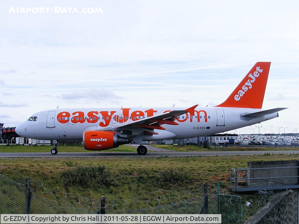 G-EZDV, 2008 Airbus A319-111 C/N 3742, easyJet