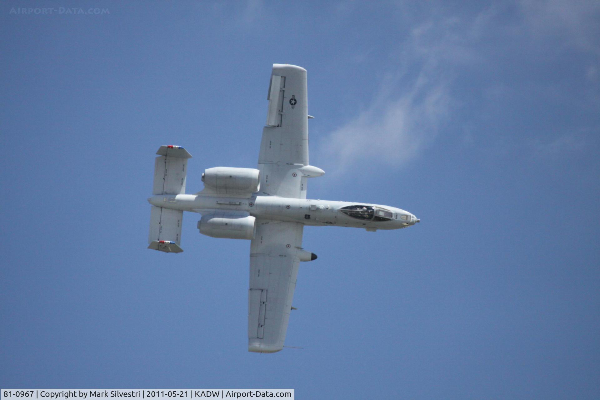 81-0967, 1981 Fairchild Republic A-10C Thunderbolt II C/N A10-0662, 2011 Joint Base Andrews Airshow