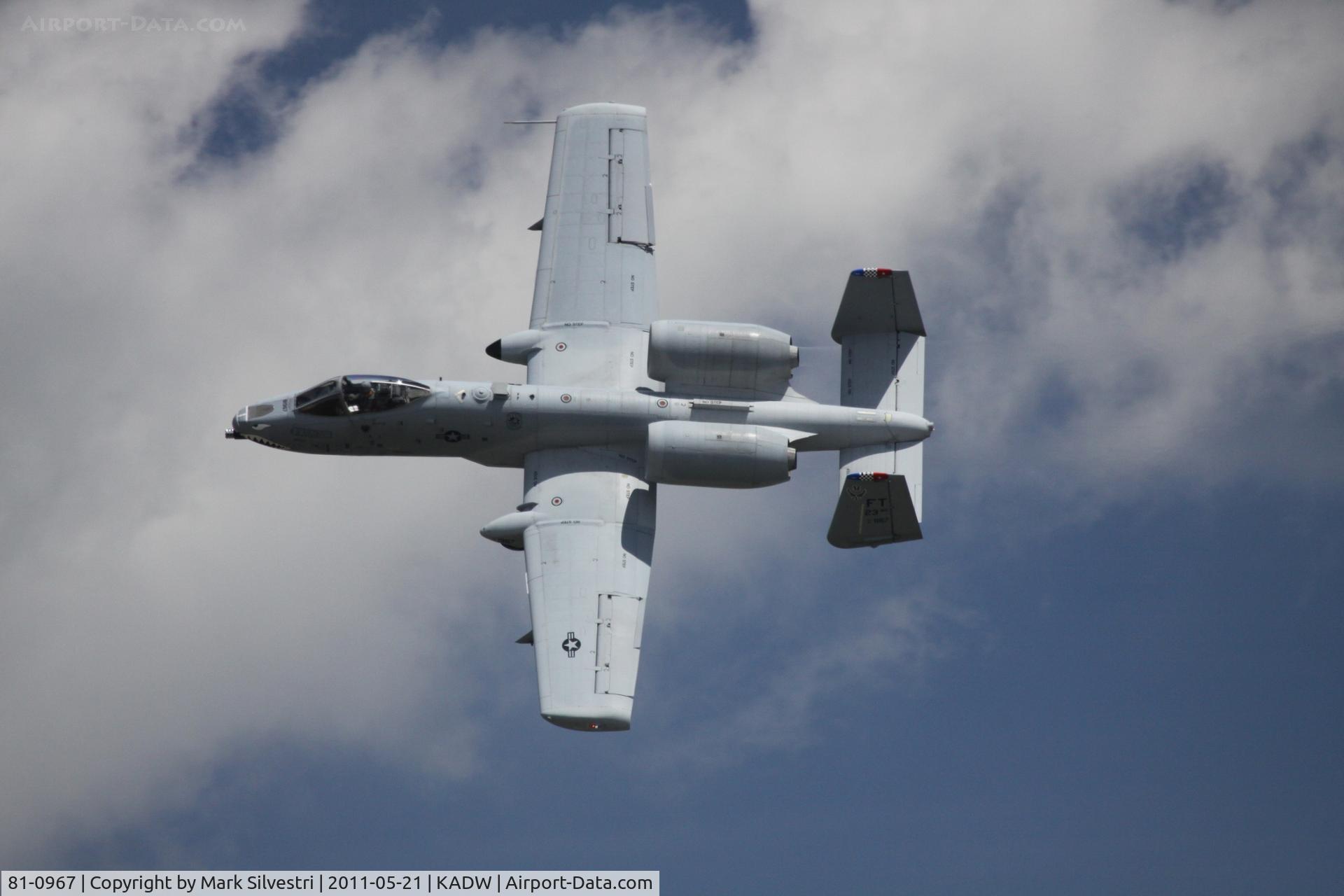 81-0967, 1981 Fairchild Republic A-10C Thunderbolt II C/N A10-0662, 2011 Joint Base Andrews Airshow