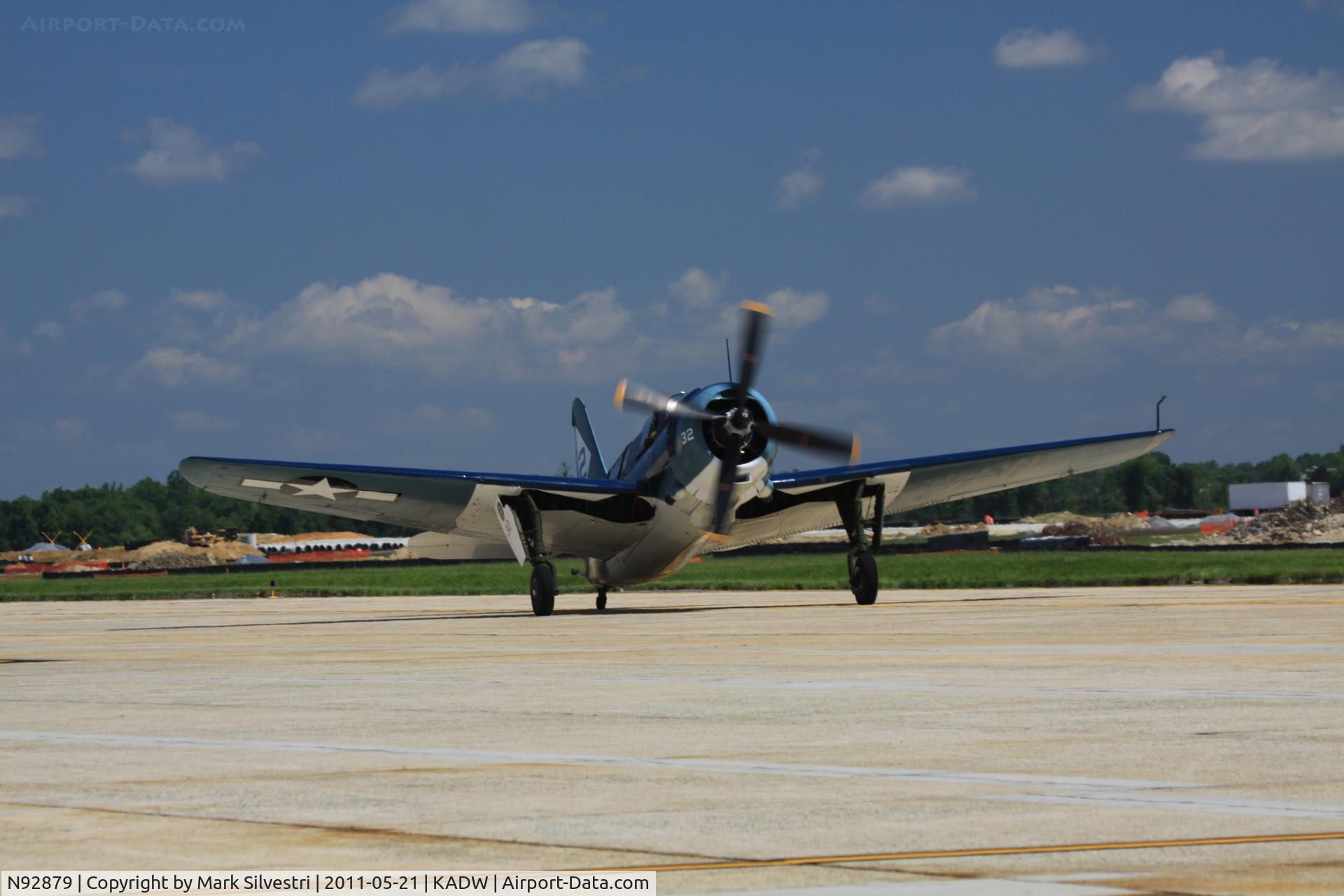 N92879, 1944 Curtiss SB2C-5 Helldiver C/N 83725, 2011 Joint Base Andrews Airshow