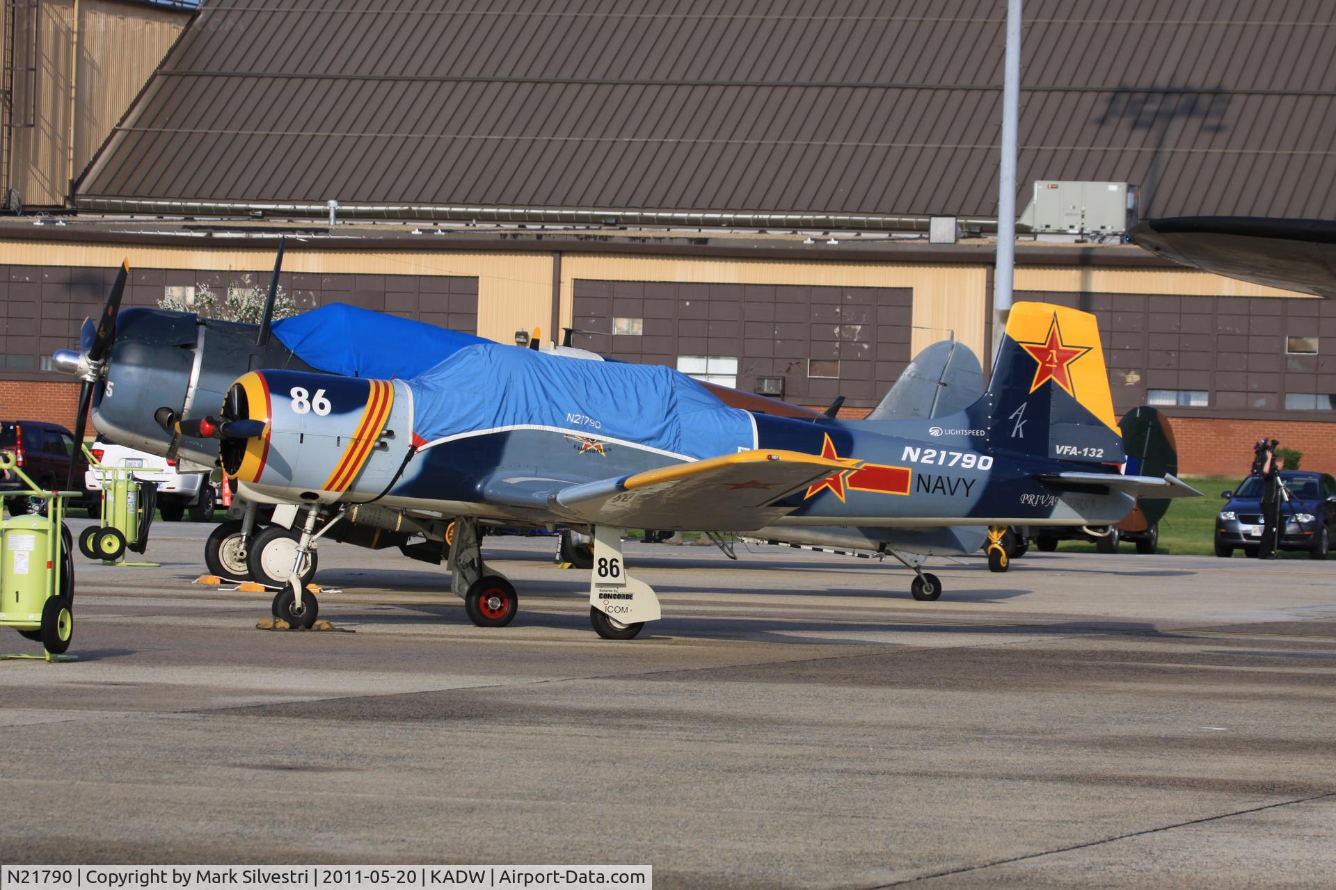 N21790, 1985 Nanchang CJ-6 C/N 4232022, 2011 Joint Base Andrews Airshow