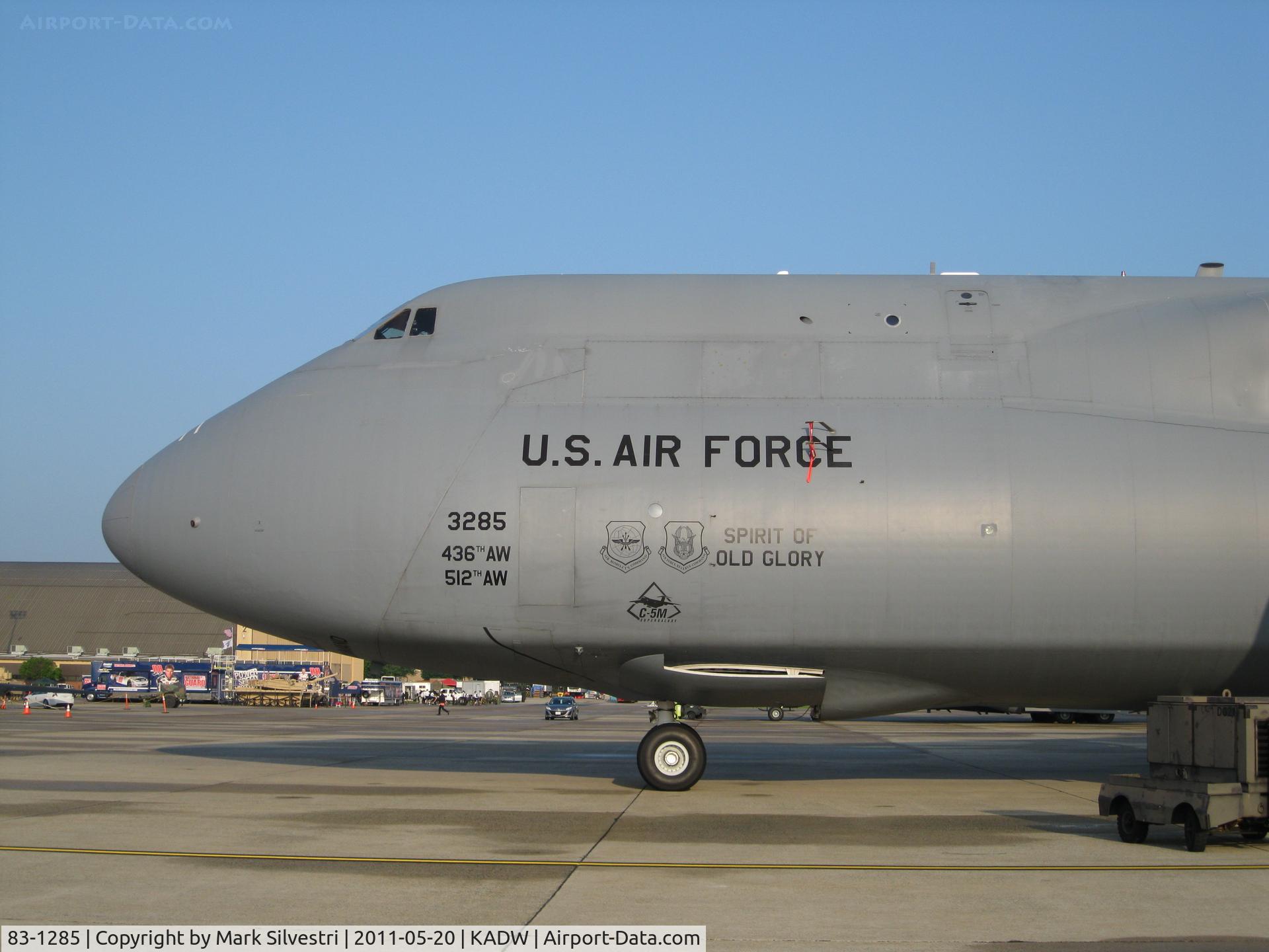 83-1285, 1983 Lockheed C-5M Super Galaxy C/N 500-0082, 2011 Joint Base Andrews Airshow
