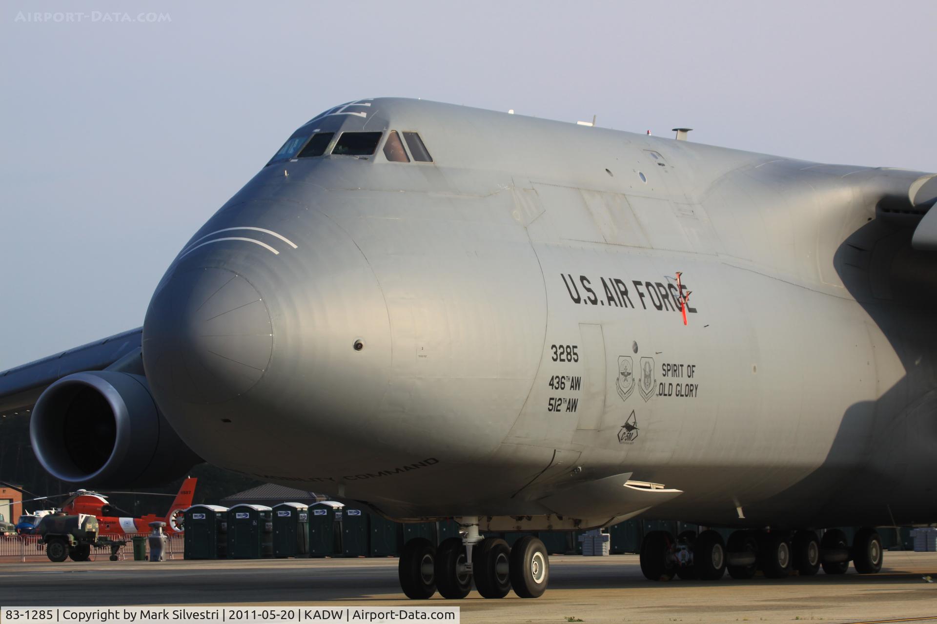 83-1285, 1983 Lockheed C-5M Super Galaxy C/N 500-0082, 2011 Joint Base Andrews Airshow