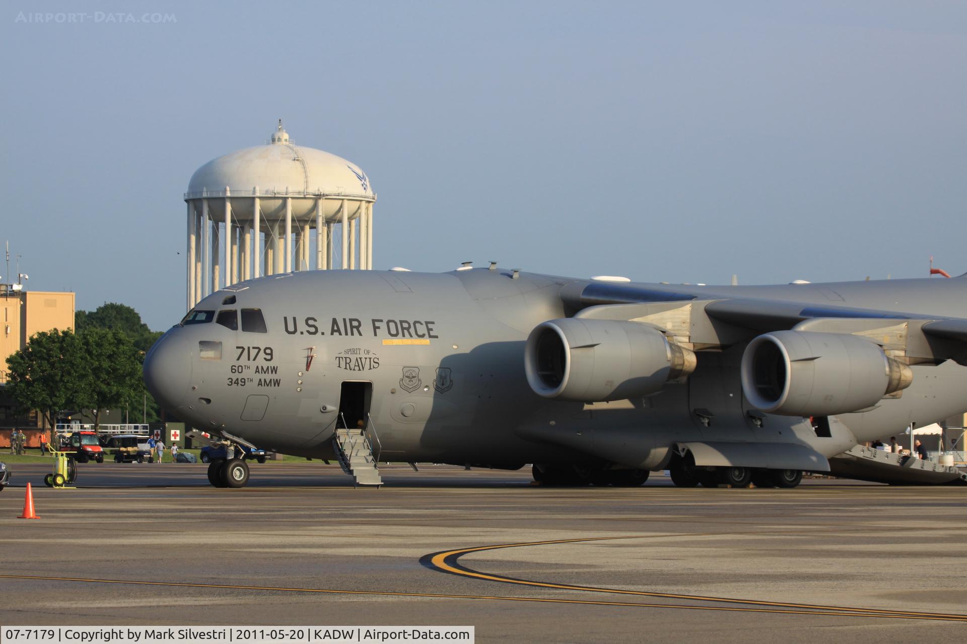 07-7179, 2007 Boeing C-17A Globemaster III C/N P-179, 2011 Joint Base Andrews Airshow