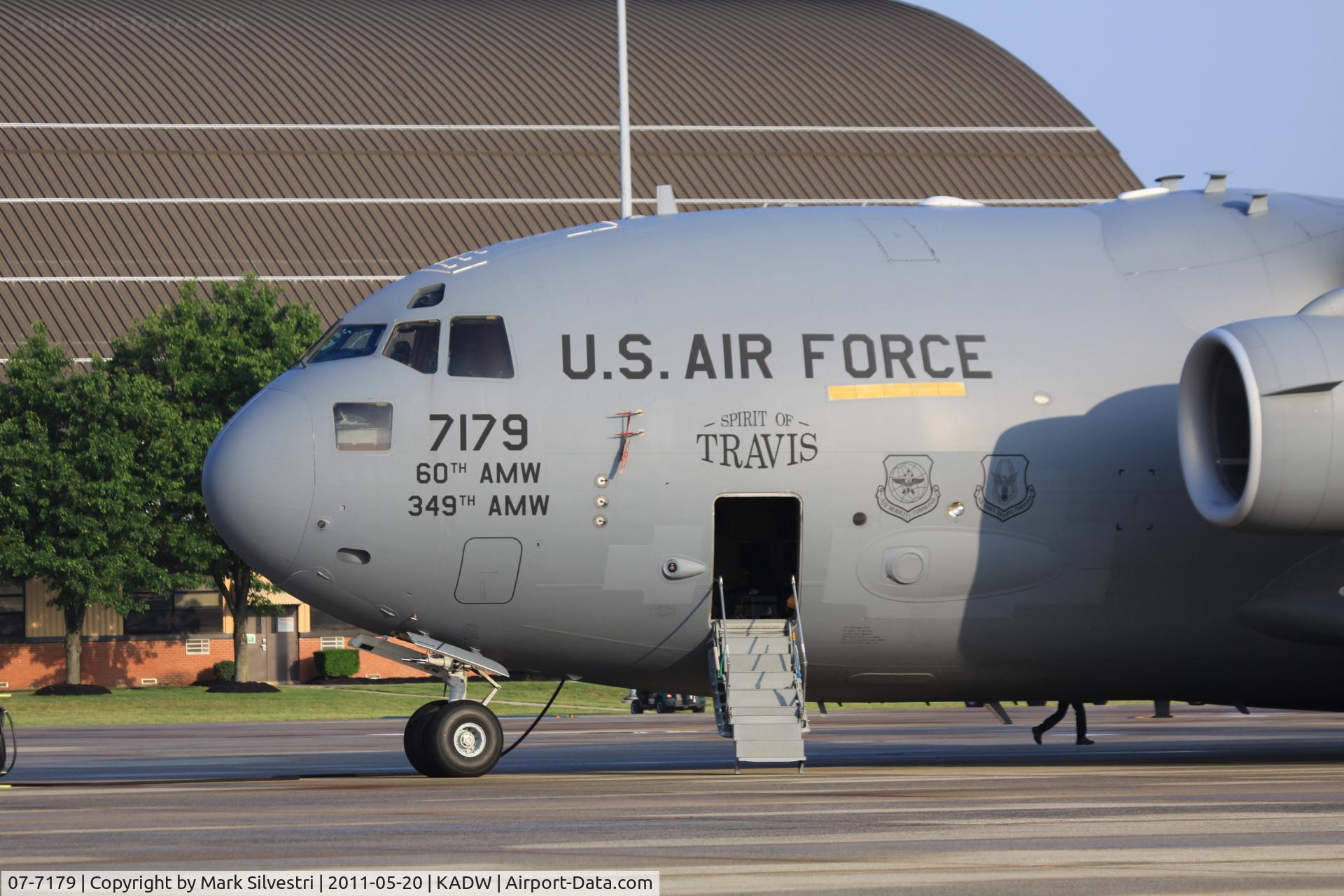 07-7179, 2007 Boeing C-17A Globemaster III C/N P-179, 2011 Joint Base Andrews Airshow