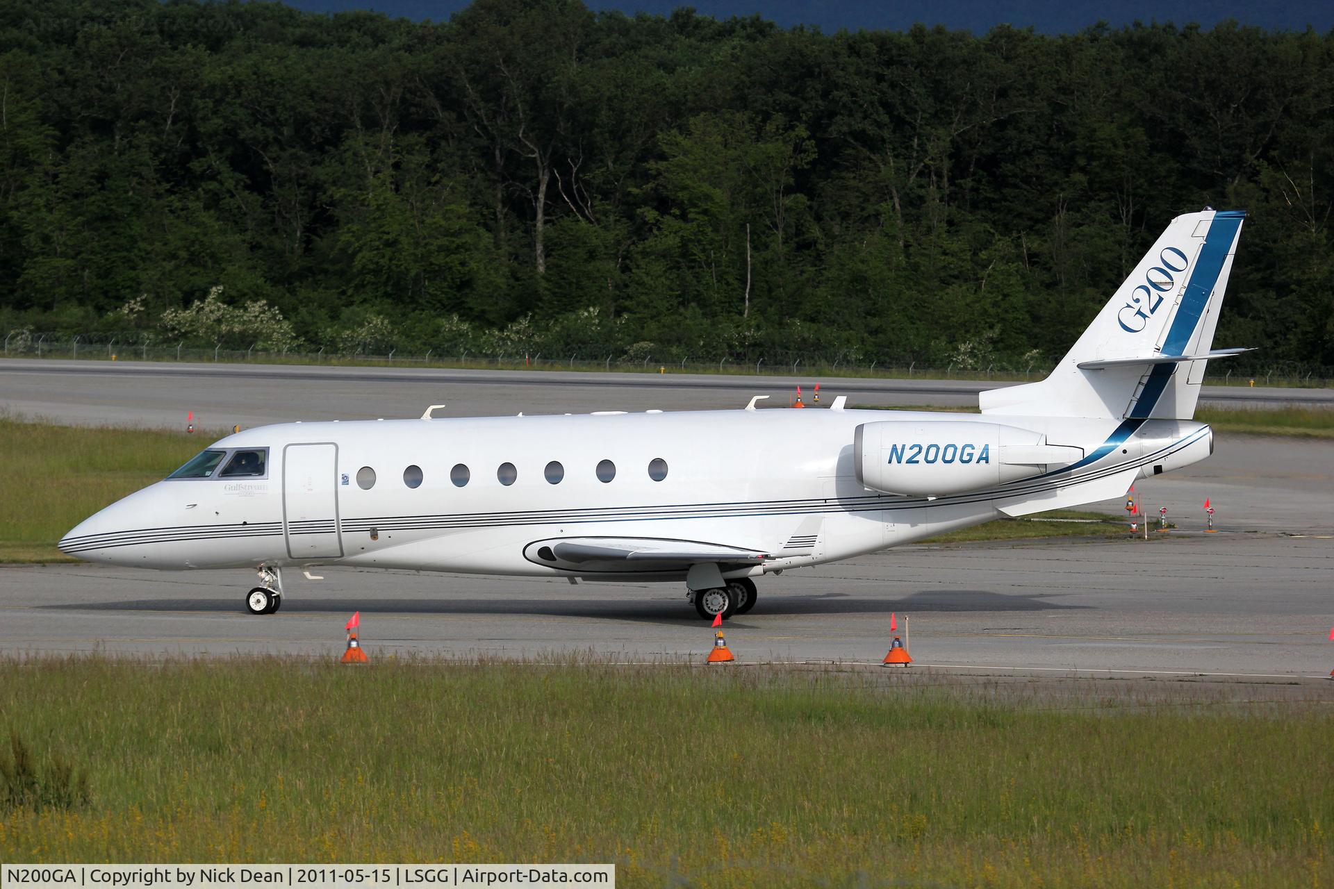 N200GA, 2008 Israel Aircraft Industries Gulfstream 200 C/N 173, LSGG/GVA