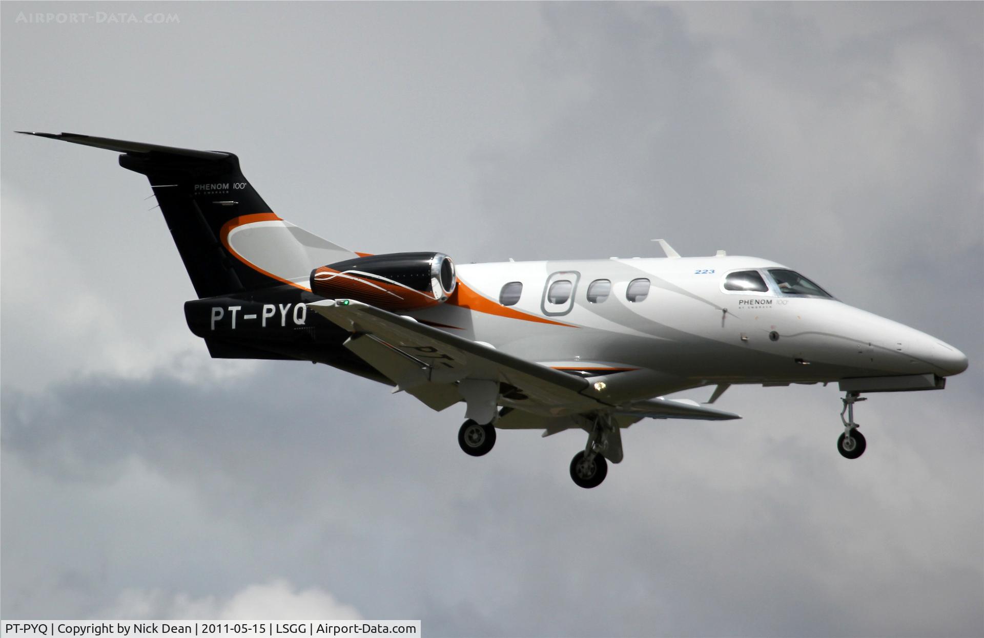 PT-PYQ, 2011 Embraer EMB-500 Phenom 100 C/N 50000233, LSGG/GVA