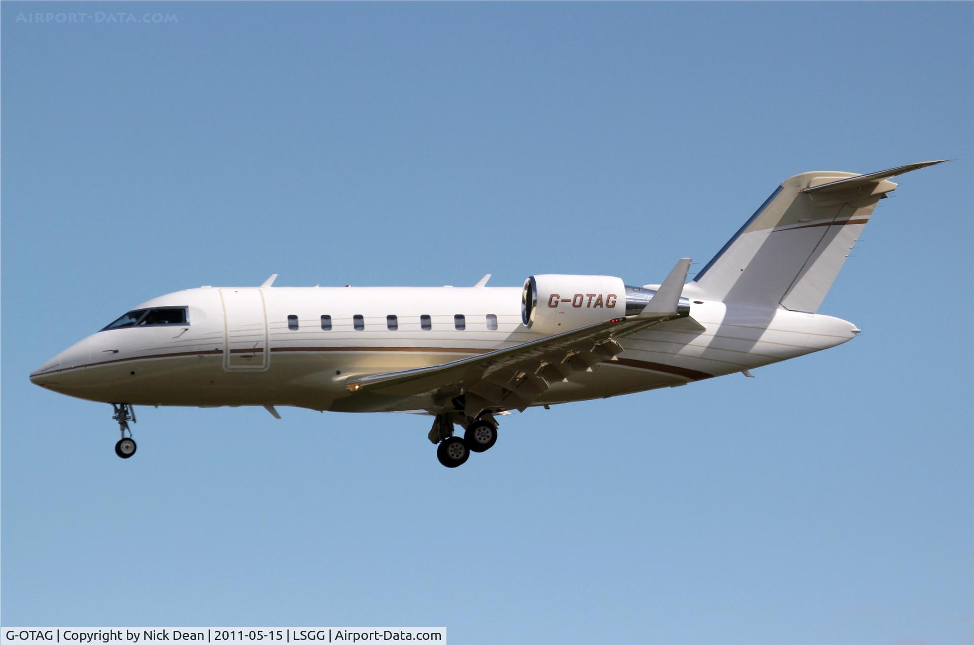 G-OTAG, 2010 Bombardier Challenger 605 (CL-600-2B16) C/N 5827, LSGG/GVA