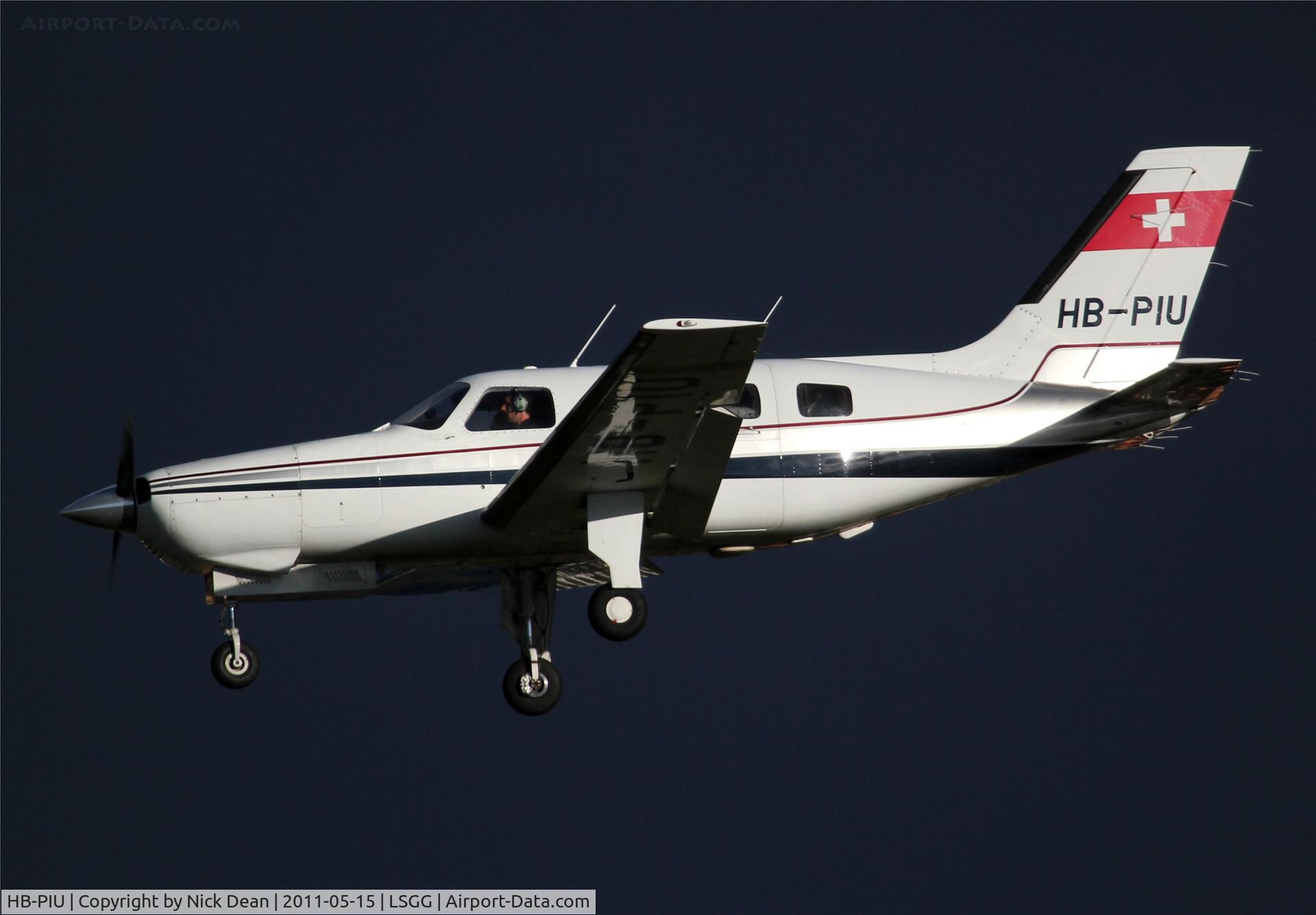HB-PIU, 1986 Piper PA-46-310P Malibu C/N 46-8608047, LSGG/GVA